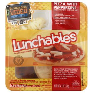 Lunchables  Lunch Combinations, Pizza with Pepperoni, 4.3 oz (121 g)