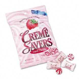 LifeSavers Strawberry Créme Savers Hard Candy, 6oz Pack   Office