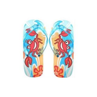 Crab Bear Flip Print Sandals by TYCS, M/5 6 (large child small adult)