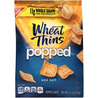 Ritz Sea Salt Wheat Thins Popped   Food & Grocery   Snacks   Other