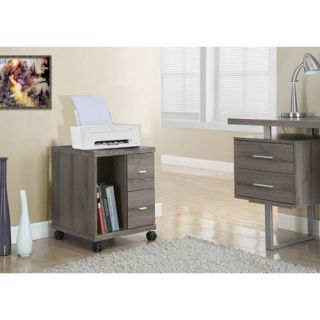 Monarch Specialties Inc. Mobile Printer Stand with 2 Drawer