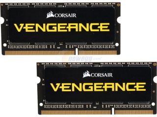 CORSAIR Vengeance Performance 16GB (2 x 8G) 204 Pin DDR3 SO DIMM DDR3L 2133 (PC3L 17000) Laptop Memory for Intel 4th Generation Core i5 and i7 Notebooks Model CMSX16GX3M2C2133C11