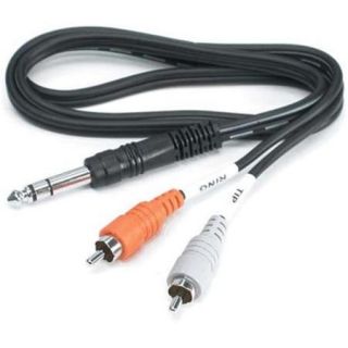 HOSA STEREO Y 1/4 TO RCA 9.9FT