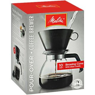 Melitta 10 Cup Coffee Maker, 640616, Black