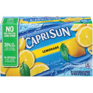 Capri Sun Lemonade Juice Drink 60 FL OZ BOX   Food & Grocery