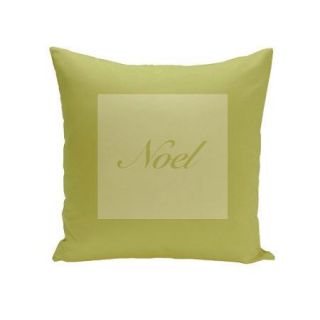 E By Design Holiday Brights Noel Down Throw Pillow
