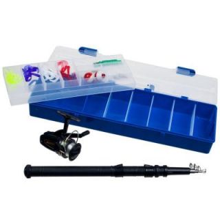 Gone Fishing Telescopic Rod with Reel and Tackle Box Set 80 7
