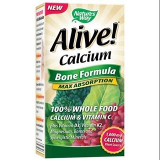 Alive! Calcium Bone Formula Nature's Way 120 Tabs
