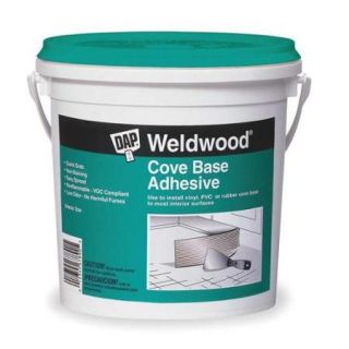 Weldwood Size 1 gal. Construction Adhesive, Cove Base, Light Gray, 25054