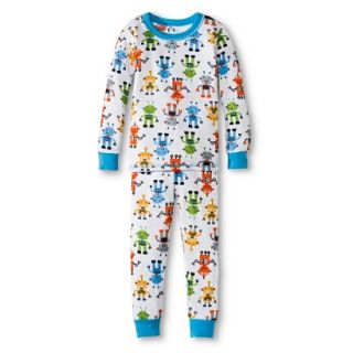 Gerber® Toddler Boys Long Sleeve Thermal Robot Pajamas
