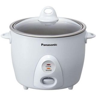 Panasonic SR G10G Automatic Rice Cooker And Steamer W/ Glass Lid