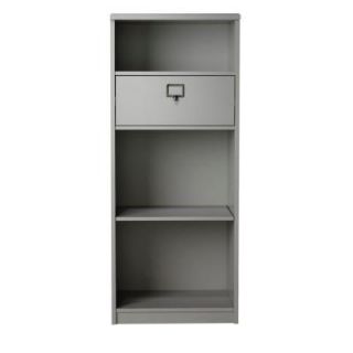 Martha Stewart Living Solutions Cement Gray 21 in. W 3 Shelf Open Bookcase DISCONTINUED 1035700270
