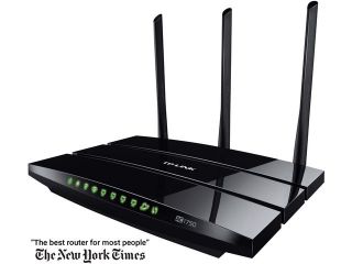 TP LINK Archer C7 Wireless AC1750 Dual Band Gigabit Router, 450Mbps on 2.4GHz + 1300Mbps on 5Ghz, 2 USB Ports, IPv6, Guest Network