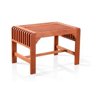 Vifah Backless Single Bench   Outdoor Living   Patio Furniture