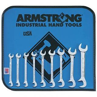 Armstrong 9 pc. Full Polish 15 and 80 Miniature angle Wrench Set Inch