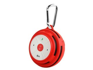 SEE ME HERE BV200 Mini Portable SD MP3 Multifunction Bluetooth Wireless Speaker for Outdoor Red