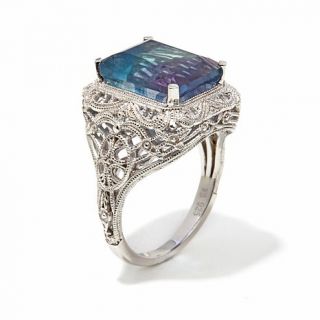 Generations® 1912   4ct Bi Color Fluorite Sterling Silver Ring   7923766