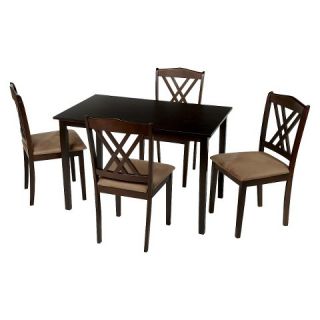 TMS 5 Piece Double Cross Back Dining Set