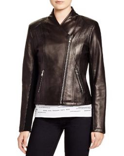 Calvin Klein Leather Moto Jacket   Exclusive