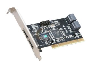 Rosewill RC 209 EX PCI 2.3, 32bit, 33/66Mhz SATA Controller Card