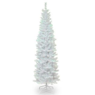 National Tree Company 6Ft Unlit White Iridescent Tinsel Tree