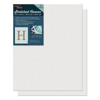 Masterpiece Decor 8 in. x 10 in. Blank Canvas Wall Art (2 Pack) 82015