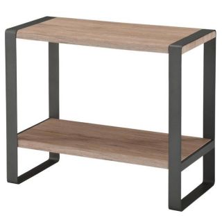 Munich Wood/Metal Grey Console Table