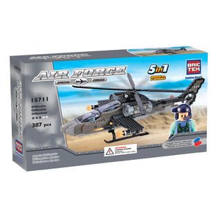 Brictek 5 in 1 Air Force Apache Helicopter   Toys & Games   Blocks