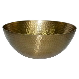 Threshold™ Hammered Large Serving Bowl with Gold Finish