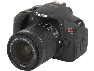 Canon EOS Rebel T5i 8595B003 Black 18.0 MP Digital SLR Camera with 18 55mm IS STM Lens