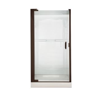 American Standard 35 1/4 in to 36 1/8 in Frameless Pivot Shower Door
