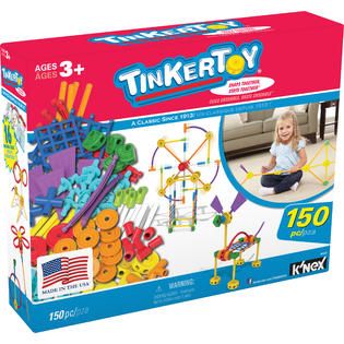 Tinkertoy 150 Piece Essentials Value Set   Toys & Games   Blocks