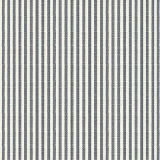 Hampton Bay Sailor Blue Pinstripe Outdoor Fabric by the Yard FD07600 D10