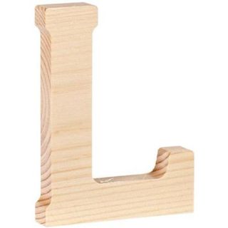Wood Letter 5"X.63" L