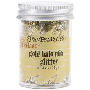 Stampendous Halo Glitter Mix .74 Ounce Gold   Home   Crafts & Hobbies