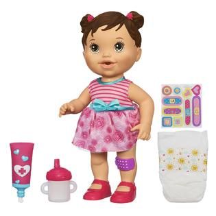 Baby Alive Baby Gets a Boo Boo Doll   Brunette   Toys & Games   Dolls