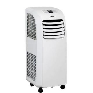 LG Electronics 7,000 BTU Portable Air Conditioner with Dehumidifier Function (67 Pint/Day) and Remote Control LP0711WNR
