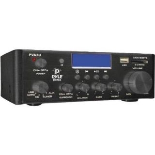 Pyle Pva3u Stereo Home Amplifier With Usb