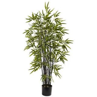 Nearly Natural Black Bamboo Tree in Pot