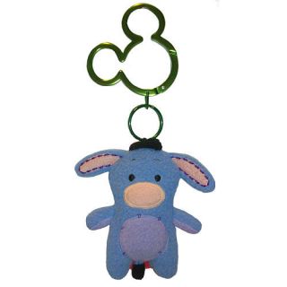 Pook a Looz Plush Keychain   Winnie the Pooh Eeyore    Dream International