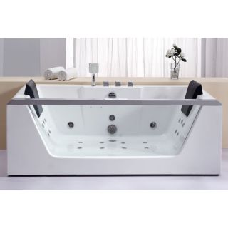 Alfi Brand Eago 70.88 x 35.38 Air/Whirlpool Bathtub