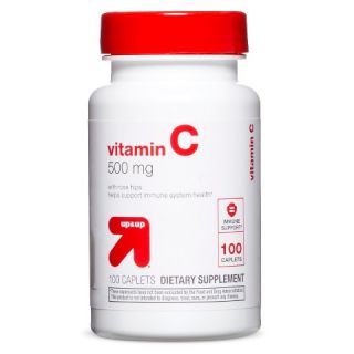 up & up™ Vitamin C 500 mg with Rose Hips Caplets   100 Count