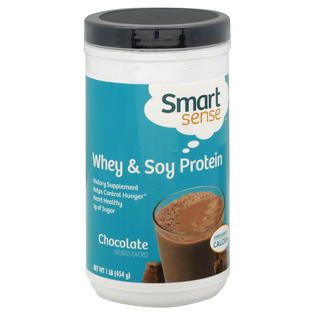 Smart Sense Whey & Soy Protein, Chocolate, 1 lb (454 g)   Health