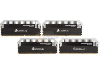 CORSAIR Dominator Platinum 16GB (4 x 4GB) 240 Pin DDR3 SDRAM DDR3 2666 (PC3 21300) Desktop Memory Model CMD16GX3M4A2666C12