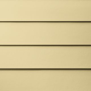 James Hardie HardiePlank Primed Woodland Cream Smooth Lap Fiber Cement Siding Panel (Actual: 0.312 in x 6.25 in x 144 in)