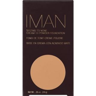 IMAN Second to None Cream to Powder Foundation Sand 4, 0.35 oz