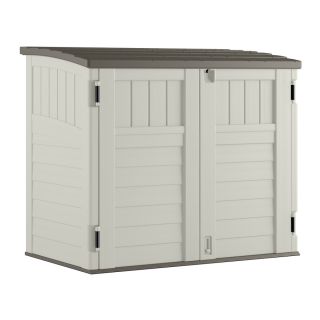Suncast Vanilla Resin Outdoor Storage Shed (Common: 53 in x 32.25 in; Interior Dimensions: 49 in x 28.25 in)