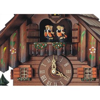 12 Cuckoo Clock with 2 Beer Drinkers and Dancing Couples by Schneider