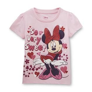 Disney Baby Minnie Mouse Toddler Girls Valentines Day T Shirt   Baby