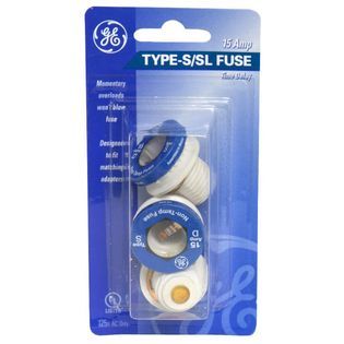 GE Fuse, Type S/SL, 15 Amp, 3 each   Tools   Electricians Tools